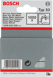 Bosch Type 53 6mm staples