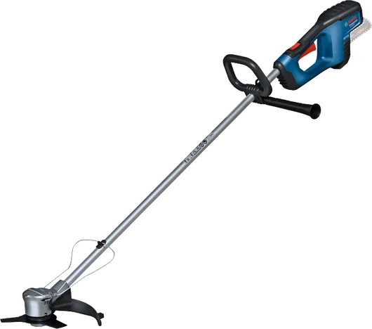Bosch GFR 18V-23 cordless brushcutter with 8Ah ProCORE battery.