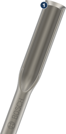 Bosch PRO SDS max Hollow Gouging Chisel 26 x 300 mm.