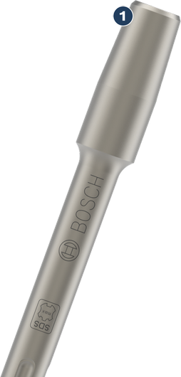 Bosch PRO SDS max Toolholder 220 mm for rotary hammers.