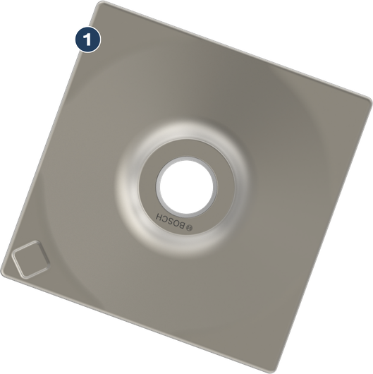 Bosch Spider WOG square carbide insert blade.