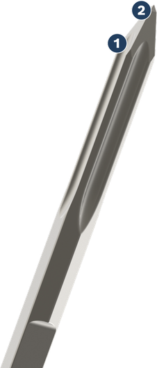 Bosch pointed chisel for SDS max demolition work.