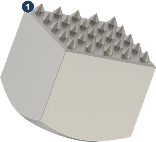 Bosch PRO SDS max-5C Carbide Bush Head with 25 teeth.
