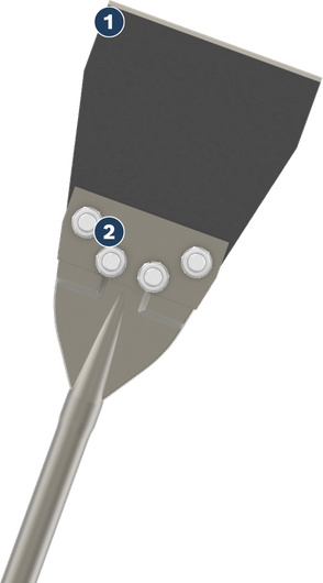 Bosch PRO SDS max Floor Scraper 152 x 635 mm chisel.
