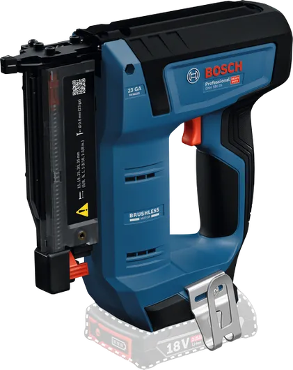 Bosch GNH 18V-35 cordless finish nailer, brushless motor.