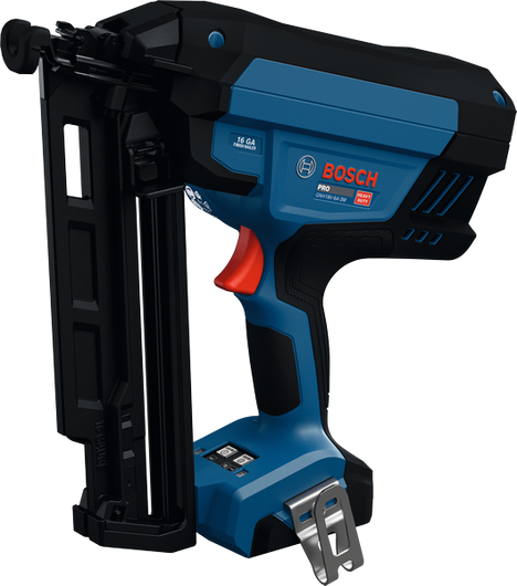 Bosch GNH18V-64-3M cordless 16 gauge finish nailer.