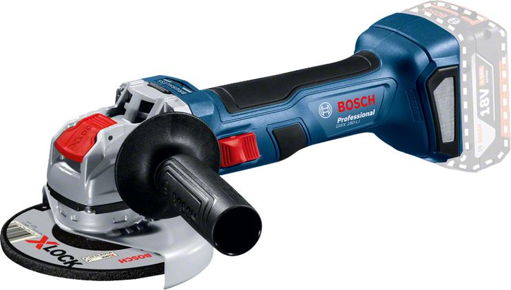 PRO GWX 180-LI Cordless Angle Grinder | Bosch Professional