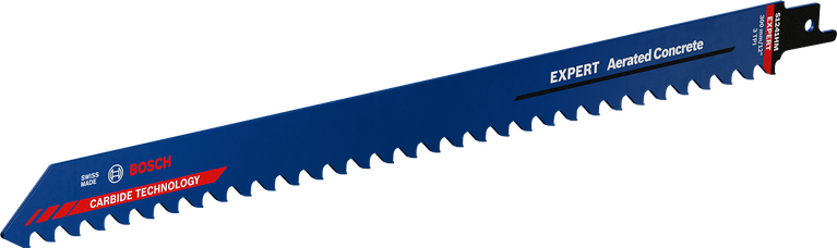 Bosch Expert Aerated Concrete saw blade with carbide teeth.