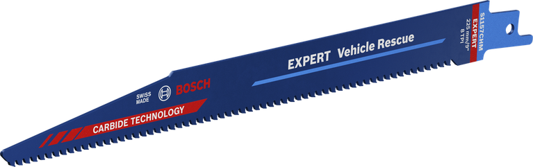 Bosch Expert Vehicle Rescue carbide reciprocating saw blade.