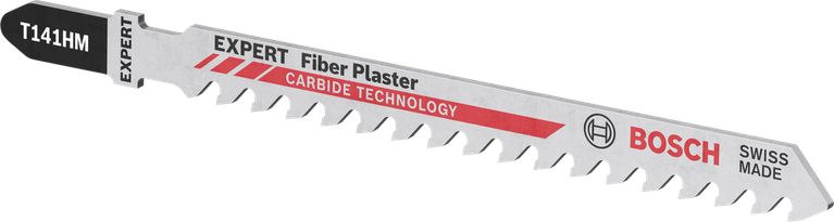 Bosch Expert Fiber Plaster jigsaw blade with carbide technology.