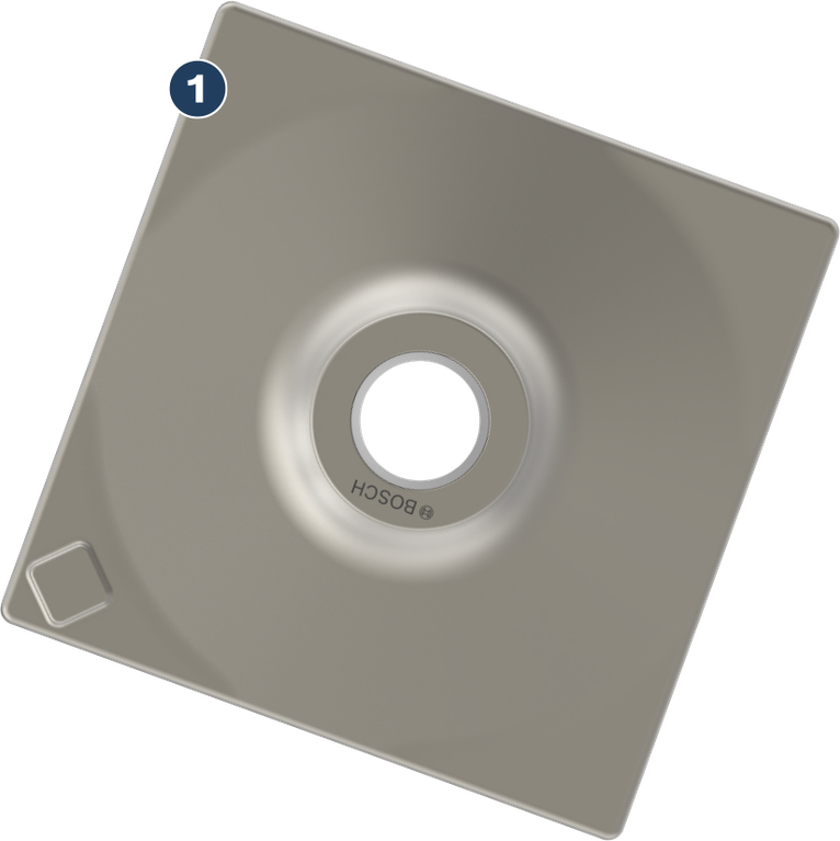 Bosch Spider WOG square carbide insert blade.