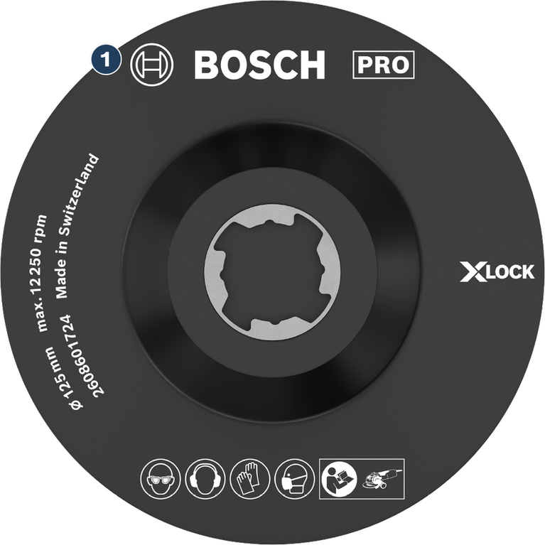 Bosch X-LOCK 125mm angle grinder cutting disc.