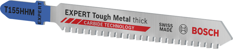 Bosch EXPERT Tough Metal thick T155HHM jigsaw blade.