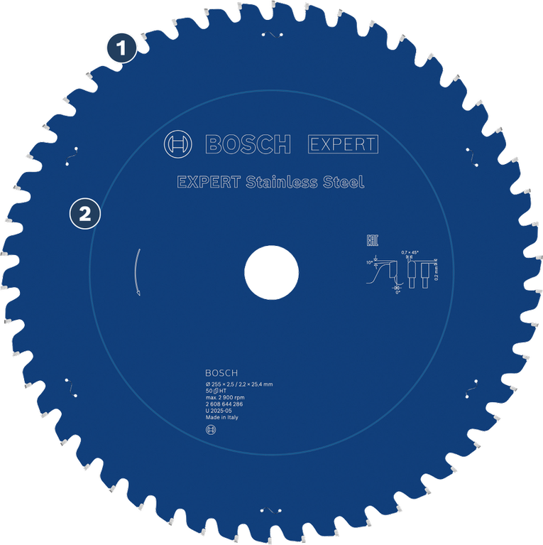 Bosch Expert Stainless Steel circular saw blade.