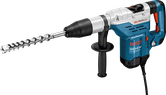 Bosch GBH 5-40 DCE rotary hammer drill with side handle.
