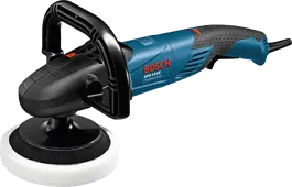 Bosch GPO 14 CE polisher with 180mm cup wheel.