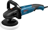 Bosch GPO 14 CE polisher with 180mm cup wheel.