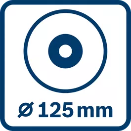 Disc diameter 125 mm