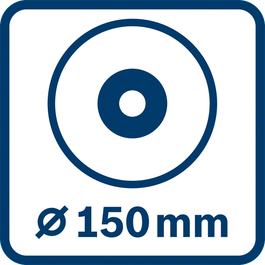 Disc diameter 150 mm