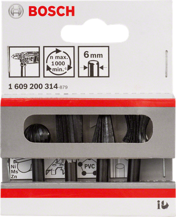 4-piece freehand router bit set 13 mm Bosch 4-piece 13 mm router bit set.