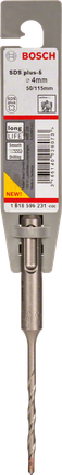 Bosch SDS-plus-5 4mm drill bit.