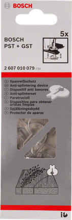 Bosch anti-splinter guard 5x pack.