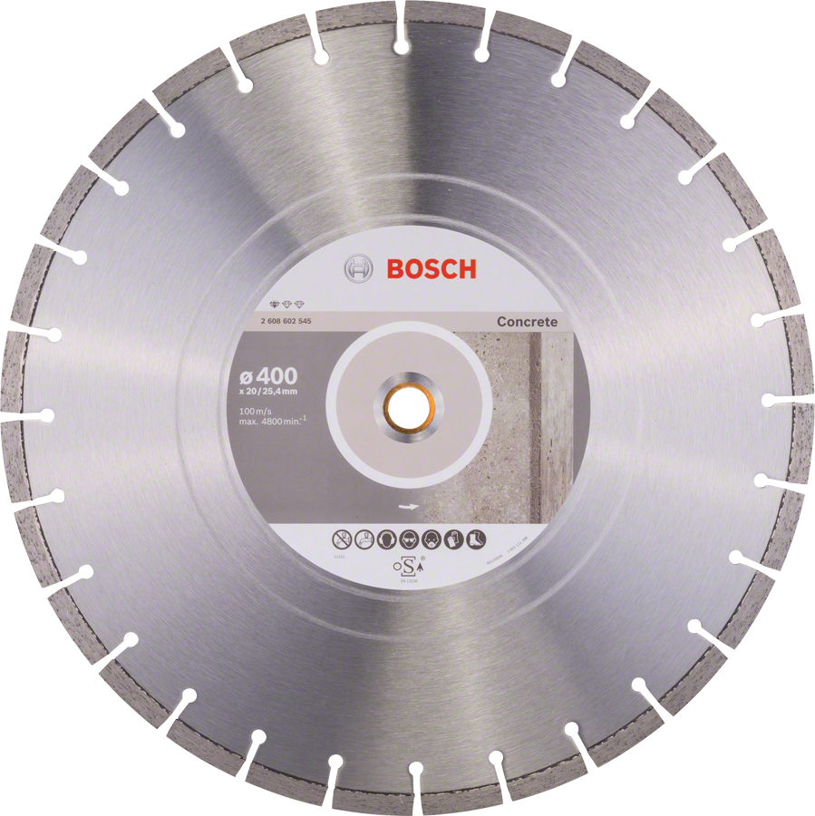 Bosch Standard for Concrete diamond cutting disc 400mm.