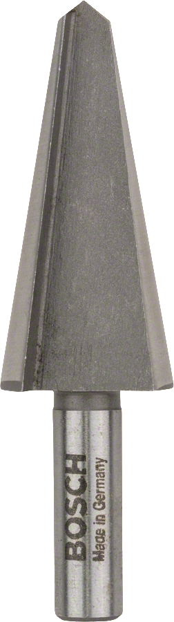 Bosch sheet metal cone bit, cylindrical 71 mm length.