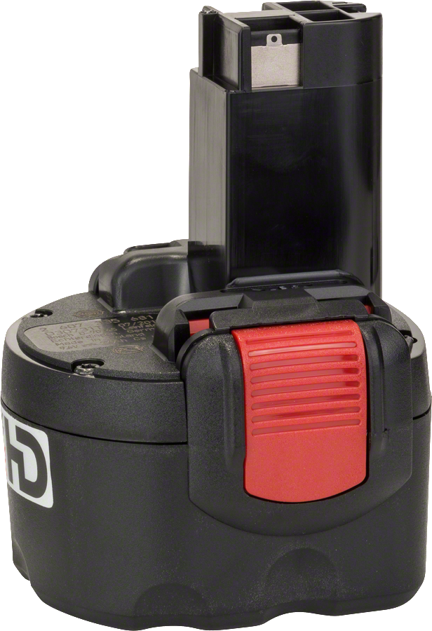 Bosch 9.6V NiMH pod-style battery pack for SD tools.