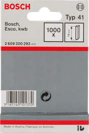 Bosch pin type 41 14mm staples.