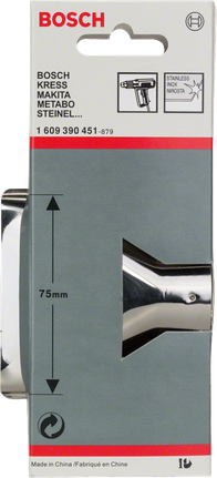 Flat jet nozzles Bosch 75mm flat jet nozzle.