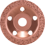 Bosch carbide grinding cup wheel for abrasive materials.