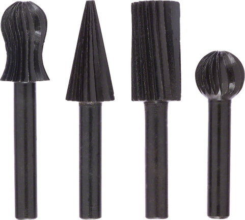 4-piece freehand router bit set 13 mm Bosch 4-piece freehand router bit set 13 mm.