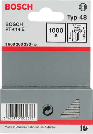 Bosch Typ 48 nail pack 1,000x.