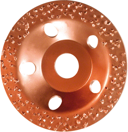 Tungsten-carbide grinding head Bosch carbide grinding disc for abrasive material removal.