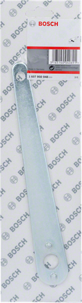 Two-hole spanner, straight Bosch two-hole spanner straight.