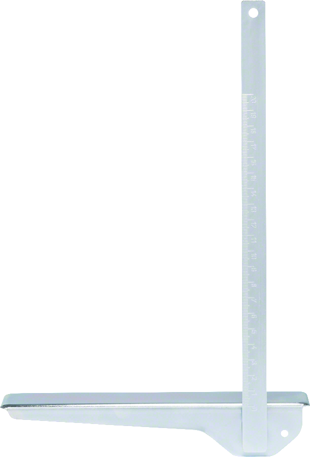 Bosch parallel guide with measurement markings.