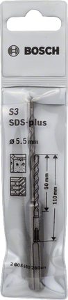 Hammer drill bit SDS plus-1 Bosch SDS-plus-1 hammer drill bit 5.5 mm.