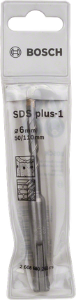 Hammer drill bit SDS plus-1 Bosch SDS plus-1 6mm hammer drill bit.
