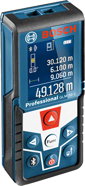 Bosch GLM 50 C laser measure with digital display.