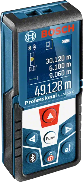 Bosch GLM 50 C laser measure with digital display.