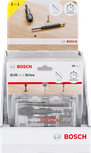 Bosch Drill and Drive 2-in-1 bit set for quick drilling and screwdriving.