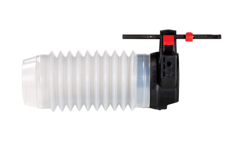 Bosch dust collection cover for SDS plus rotary hammers.
