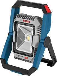 Bosch GLI 18V-1900 cordless jobsite light, 1900 lumens.