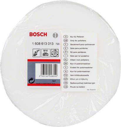 Polishing sponge with M14 thread Bosch polishing sponge M14 thread.