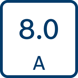 Charging current 8.0 A