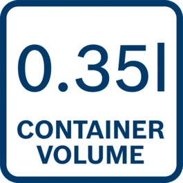 Container volume 0.35 l 