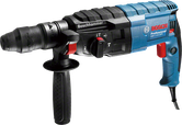 Bosch GBH 2-24 DFR rotary hammer drill with side handle.