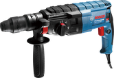 Bosch GBH 2-24 DFR rotary hammer drill with side handle.
