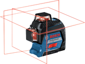 Bosch GLL 3-80 laser leveling tool with 360° line projection.